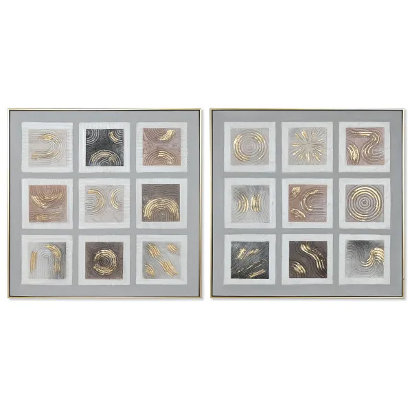Canvas Home ESPRIT polystyrene Canvas 82 x 5 x 82 cm