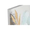 Полотно Home ESPRIT Синий Позолоченный Цветок Shabby Chic 60 x 3 x 90 cm (2 штук)