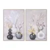 Canvas Home ESPRIT Canvas MDF Wood 62 x 4 x 92 cm