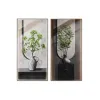 Drobė Home ESPRIT Žalia Rusvai gelsva Rytietiškas Vaza 80 x 3 x 160 cm (2 vnt.)