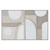 Картина Home ESPRIT Джут полистирол 62 x 3,8 x 82 cm (2 штук)