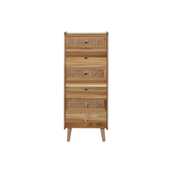 Chest of drawers Home ESPRIT Brown Acacia MDF Wood 40 x 30 x 104,5 cm