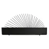Lentyna Home ESPRIT Juoda Natūralus Metalinis Medžio MDF 58 x 10,5 x 28 cm Siena