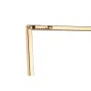 Sienu dekors Home ESPRIT Bronza Dabisks 50 x 2 x 100 cm (2 Daudzums)