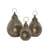 Stalo kilimėlių rinkinys Home ESPRIT Auksinis Metalinis 23 x 23 x 34 cm