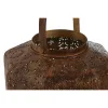 Galda paliktņu komplekts Home ESPRIT Brūns Bronza Metāls 26 x 26 x 38,5 cm