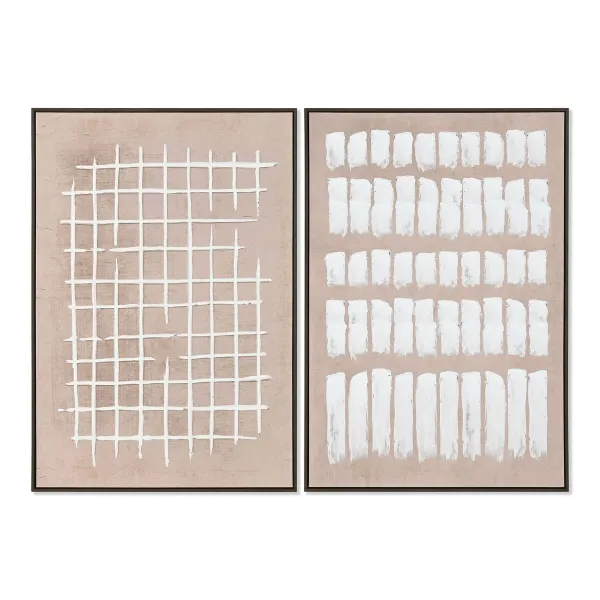 Canvas Home ESPRIT Balts Dabisks Moderns Urbāns (2 gb.)