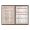 Canvas Home ESPRIT Balts Dabisks Moderns Urbāns (2 gb.)