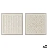 Paveikslas 3D Home ESPRIT Gipsas Medžio MDF 60 x 7 x 60 cm