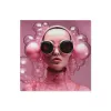 Painting Home ESPRIT Pink Printed 120 x 4 x 120 cm