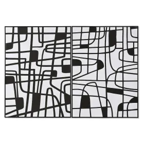 Drobė Home ESPRIT polistirenas Drobė 103 x 4,5 x 143 cm