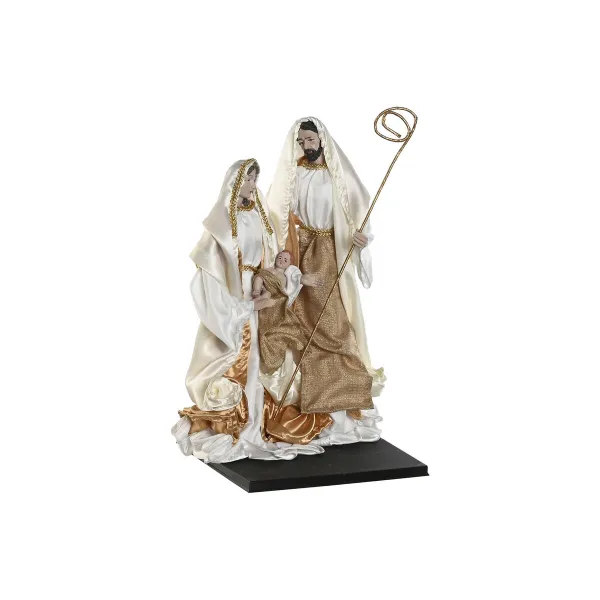 Ziemassvētku Laika Komplekts Home ESPRIT Balts Bronza Alumīnijs 27 x 24 x 40 cm