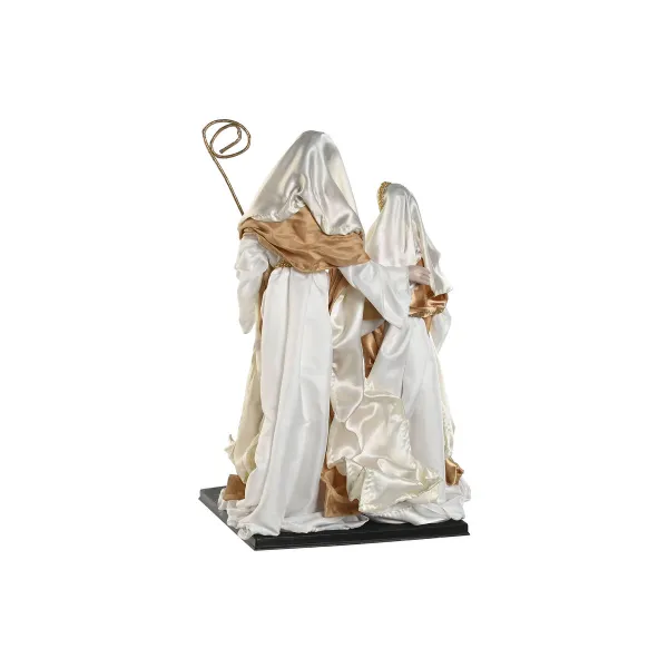 Рождественский вертеп Home ESPRIT Белый Позолоченный Алюминий 27 x 24 x 40 cm