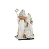 Ziemassvētku Laika Komplekts Home ESPRIT Balts Bronza Alumīnijs 27 x 24 x 40 cm