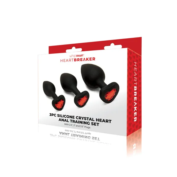 Anal plug Whipsmart Heartbreaker Black