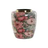 Maljakko Home ESPRIT Monivärinen Pinkki Metalli 33 x 33 x 35 cm