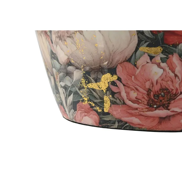 Maljakko Home ESPRIT Monivärinen Pinkki Metalli 33 x 33 x 35 cm