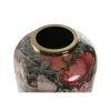 Maljakko Home ESPRIT Monivärinen Pinkki Metalli 25 x 25 x 69,3 cm