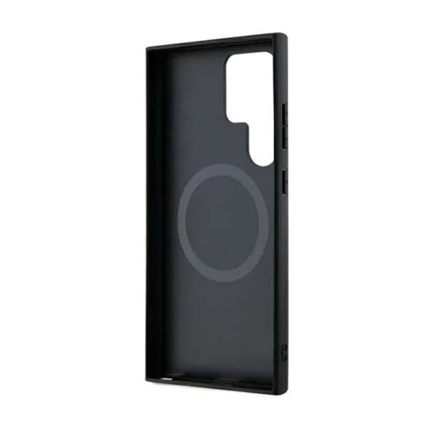 Ferrari Hot Stamp V Lines MagSafe - Samsung Galaxy S24 Ultra case (black)