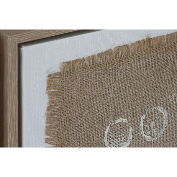 Картина Home ESPRIT Белый Бежевый современный 60 x 3,8 x 60 cm (2 штук)