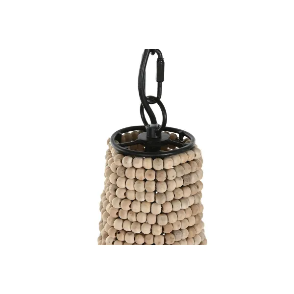 Ceiling Light Home ESPRIT Natural Wood Metal 50 W 36,5 x 36,5 x 174,5 cm