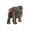 Koristehahmo Home ESPRIT Monivärinen Hartsi Norsu 31 x 14 x 22 cm