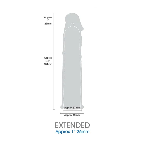 Penis cover NMC Length extender Blue Ø 4,6 cm