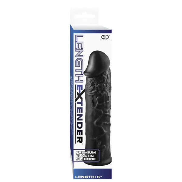 Penis cover NMC Length extender Black Ø 5 cm