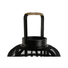Žvakidė Home ESPRIT Juoda Metalinis 25,5 x 25,5 x 46,5 cm