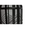 Kynttilänjalka Home ESPRIT Musta Metalli 25,5 x 25,5 x 46,5 cm