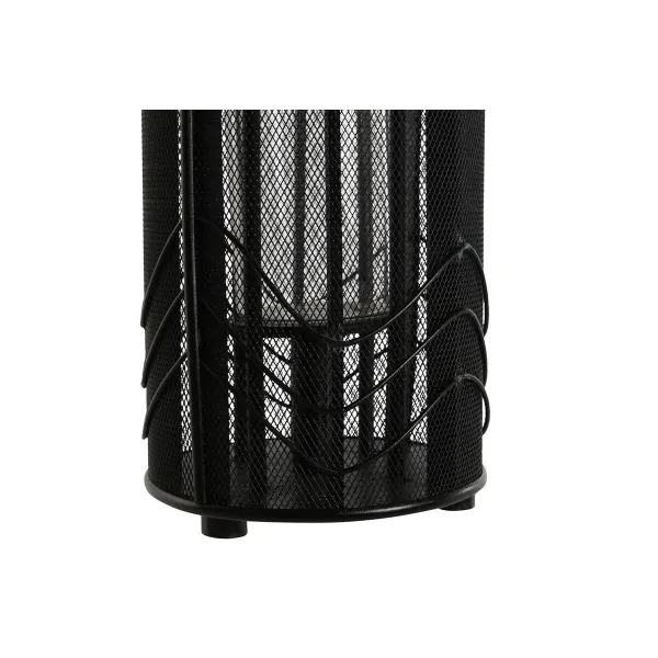 Candleholder Home ESPRIT Black Metal 21,5 x 21,5 x 43,5 cm