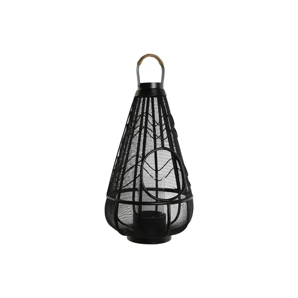 Подсвечник Home ESPRIT Чёрный Металл 28 x 28 x 50 cm