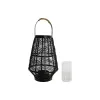 Svečturis Home ESPRIT Melns Metāls 27,5 x 27,5 x 40 cm