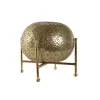 Подсвечник Home ESPRIT Позолоченный Металл Стеклянный 24 x 24 x 20 cm