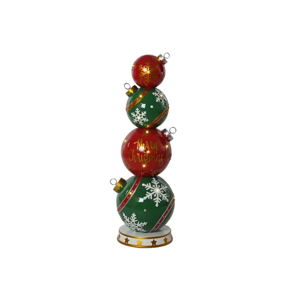 Новогоднее украшение Home ESPRIT Красный Зеленый 35 x 35 x 108,5 cm