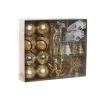 Eglītes rotājumi Home ESPRIT Bronza Polietilēns 28 x 6 x 24 cm (55 Daudzums)