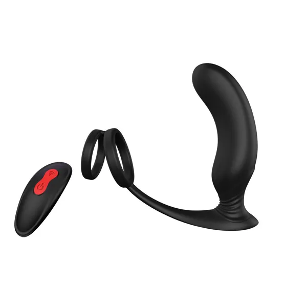 Cassini Anal Vibrator Black Dream Toys Essentials P-Pleaser Black