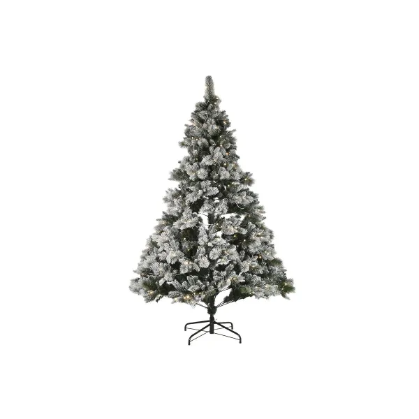 Jaungada eglīte Home ESPRIT Zaļš PVC Metāls Sniegputenis 155 x 155 x 240 cm