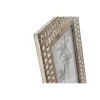 Photo frame Home ESPRIT White Natural Crystal Mango wood Flower Indian Man 31,5 x 2 x 36,5 cm