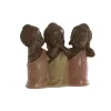 Dekoratyvinė figūrėlė Home ESPRIT Oranžinė Koralas Lima Buda Rytietiškas 15,5 x 6 x 13 cm