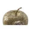 Подсвечник Home ESPRIT Позолоченный Металл Стеклянный 14 x 14 x 13 cm