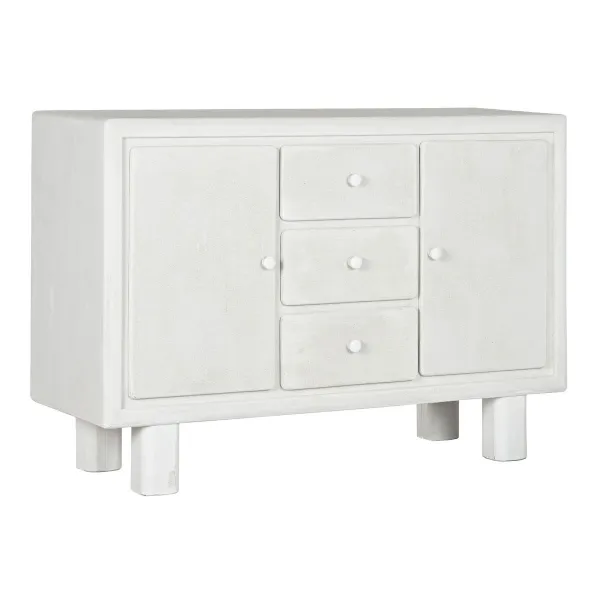 Sivupöytä Home ESPRIT Valkoinen Kuusi Puu MDF 120 x 38 x 80 cm