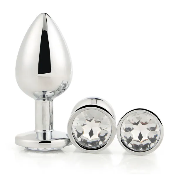 Anal plug Dream Toys Gleaming Love Silver