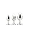 Anal plug Dream Toys Gleaming Love Silver