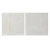 Sienu dekors Home ESPRIT Balts Moderns 80 x 4 x 80 cm (2 gb.)