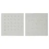 Wall Decoration Home ESPRIT White MDF Wood Modern 80 x 6,5 x 80 cm