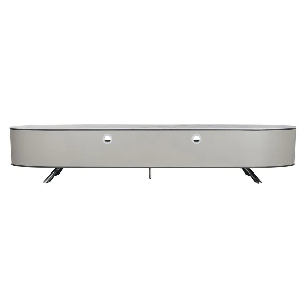 TV furniture Home ESPRIT White Beige 220 x 42 x 41,5 cm