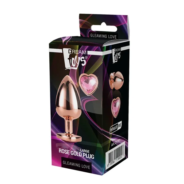 Anal plug Dream Toys Gleaming Love Golden