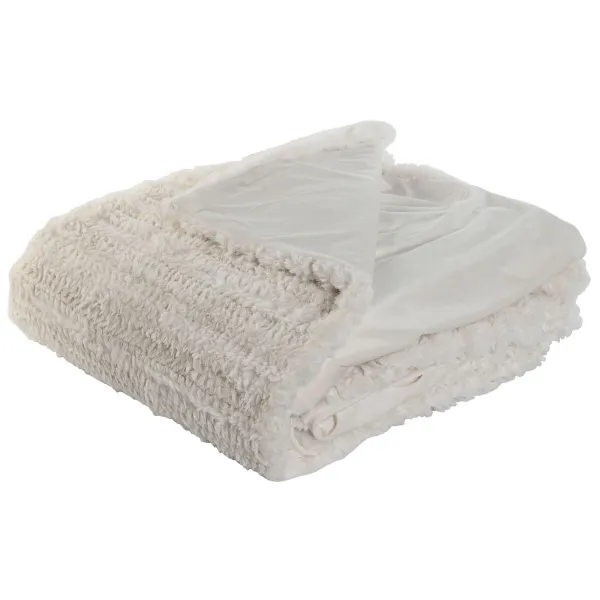 Antklodė Home ESPRIT Rusvai gelsva 220 x 240 x 1 cm