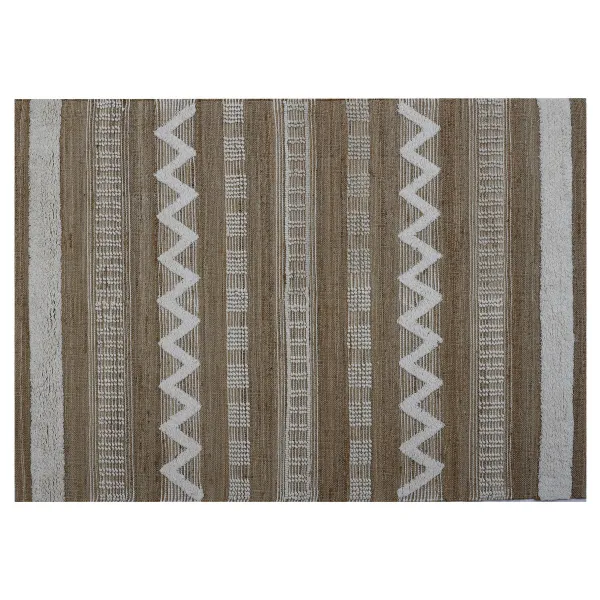 Matto Home ESPRIT Valkoinen Ruskea Boho 75 x 175 x 1 cm